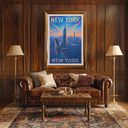 New York Skyline Poster