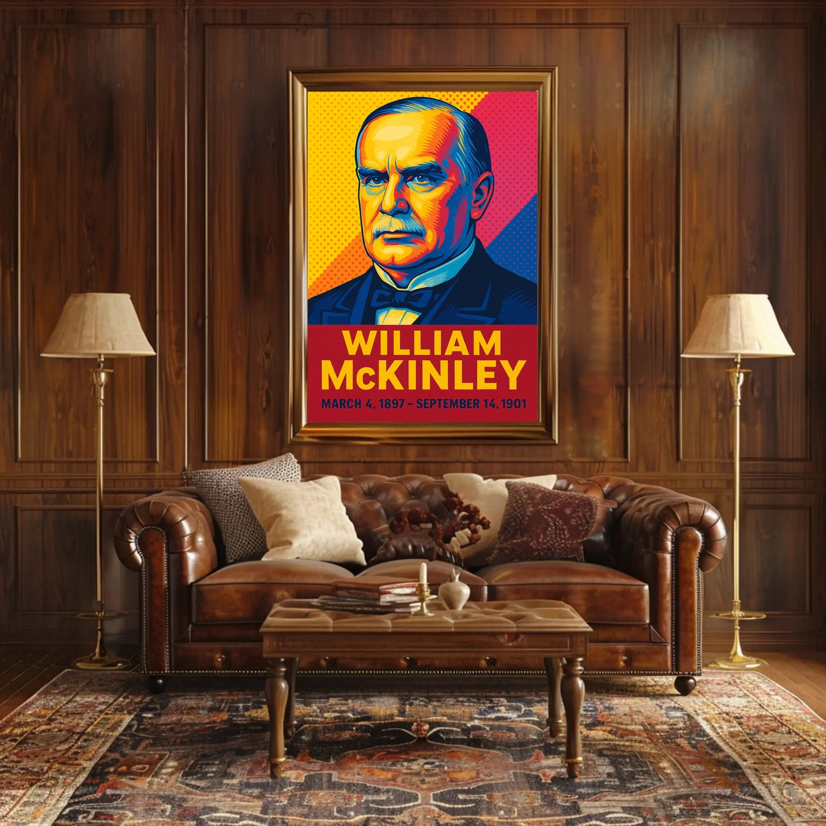 William McKinley Presidential Portrait Poster