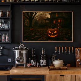 Moody Halloween Night Gothic Poster