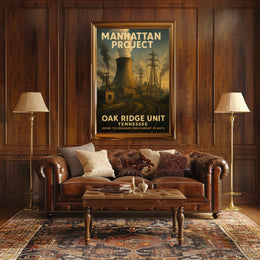 Manhattan Project Oak Ridge Unit Poster