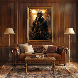 Steampunk Adventure Vintage Industrial Futuristic Sci-Fi Poster