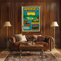 Arkansas The Natural State Poster