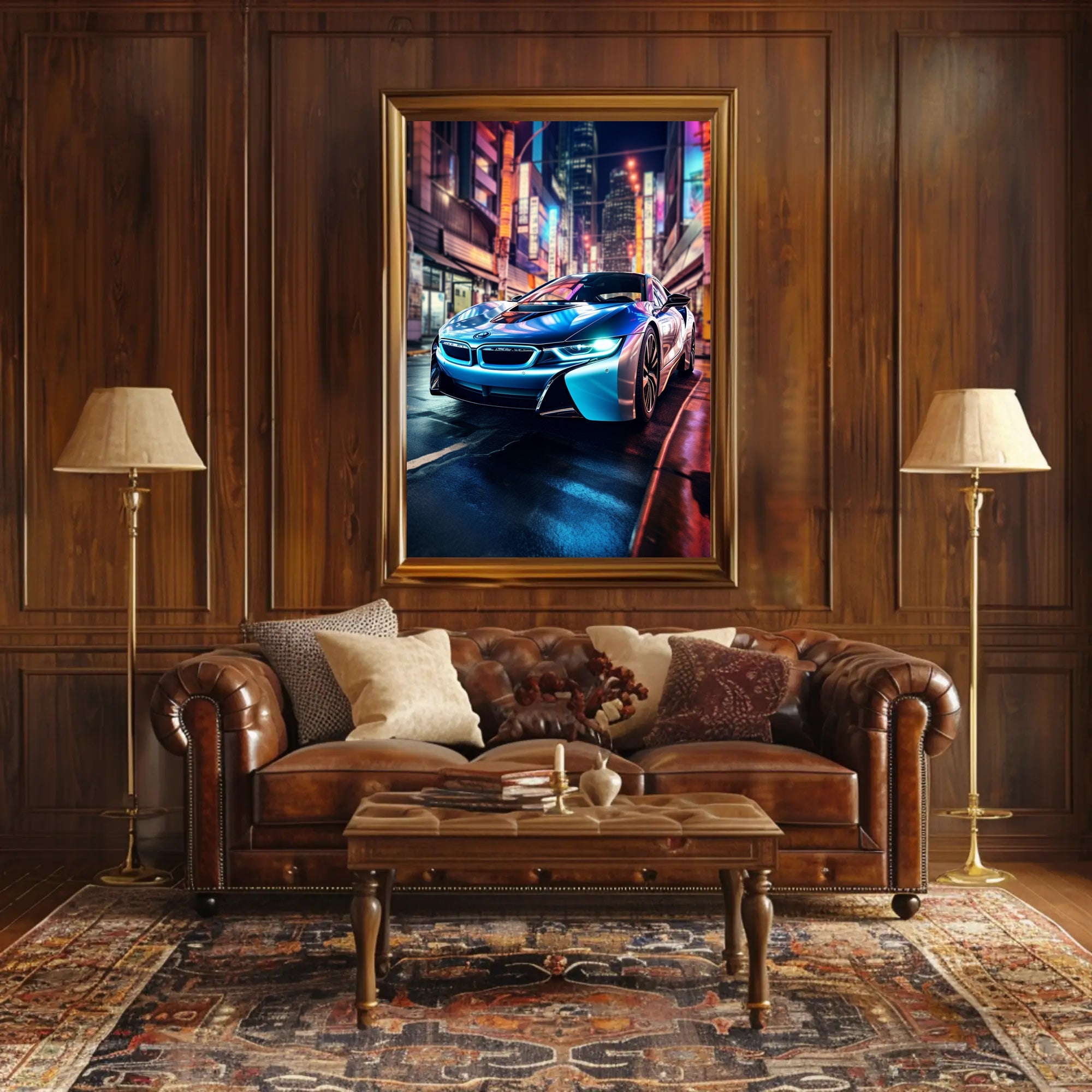 Sleek Urban Ride Poster PosterGoat