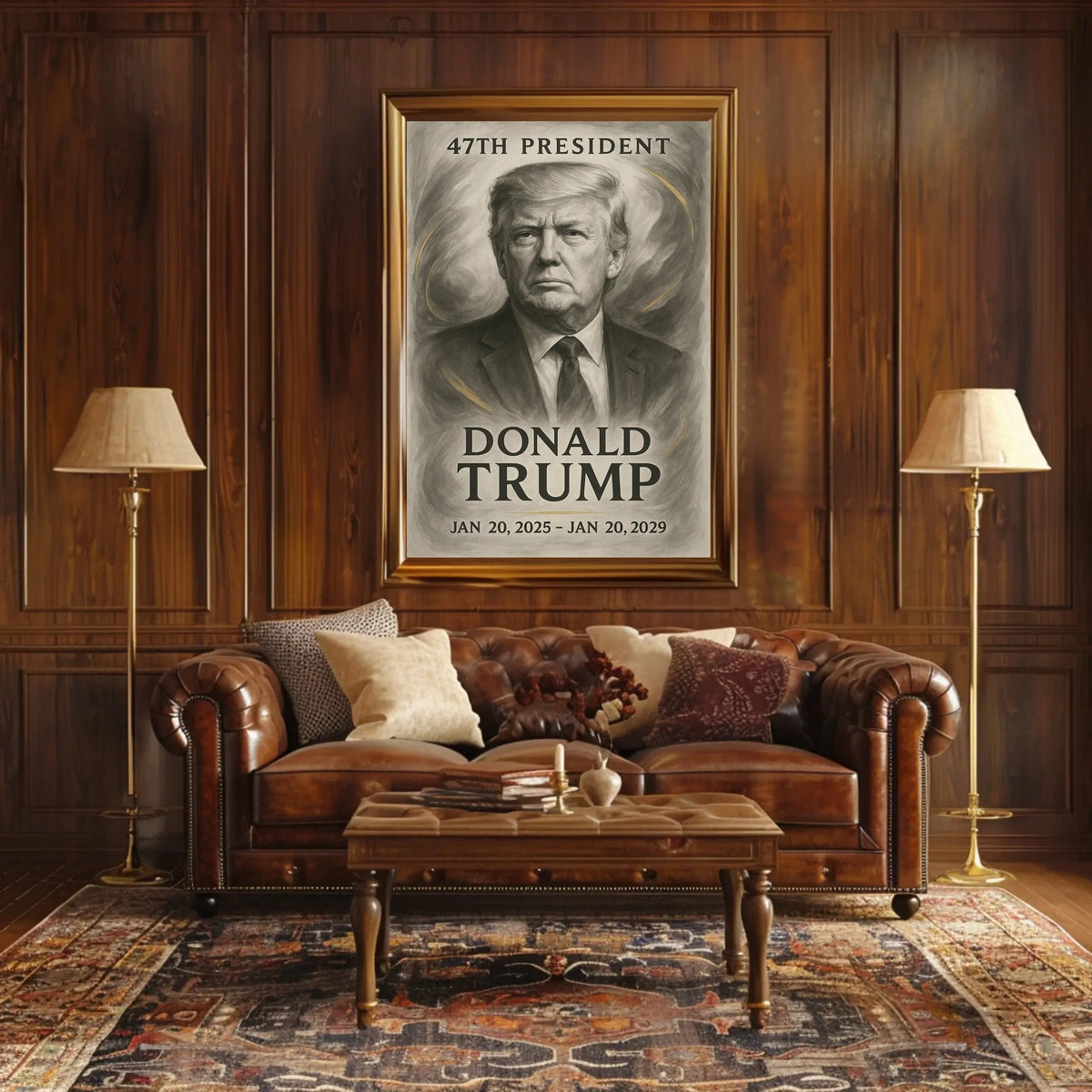 Donald Trump 47th President Poster