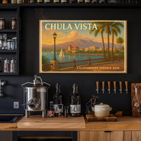 Chula Vista Scenic Travel Poster Art Print