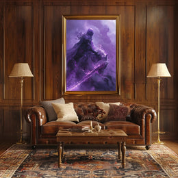 Medieval Knight on Mystical Horse Fantasy or Mythology Poster PosterGoat