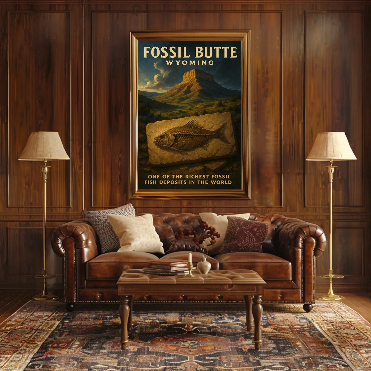 Fossil Butte, Wyoming Poster