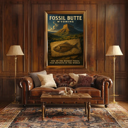 Fossil Butte, Wyoming Poster