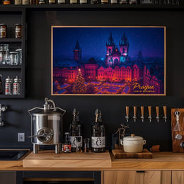 Prague Winter Wonderland Poster