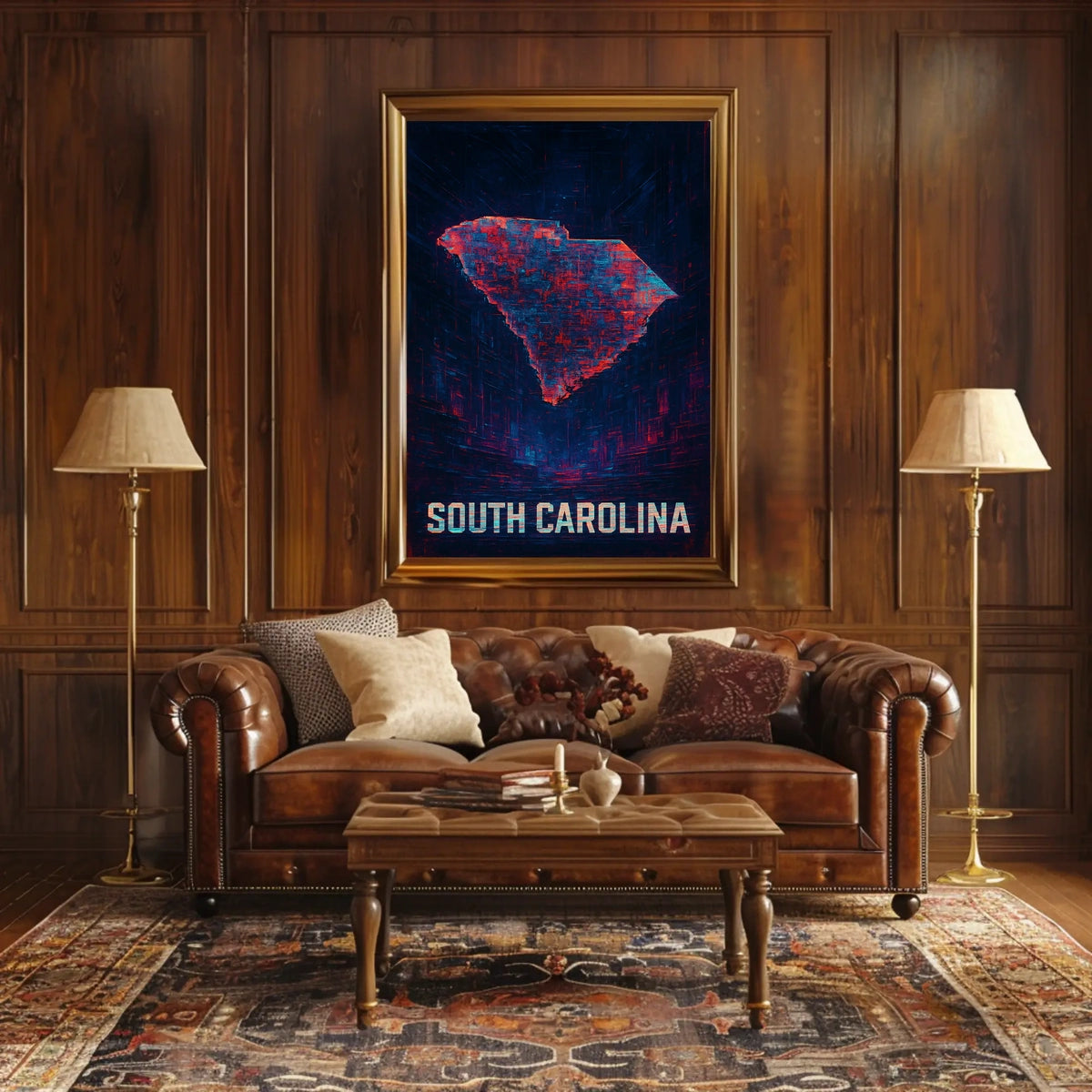 South Carolina Artistic Representation Poster