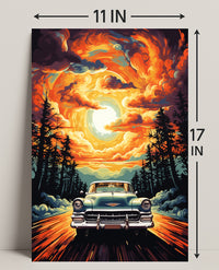 Journey Through The Fiery Skies Poster