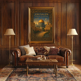 Jerusalem Harmony Of History Poster