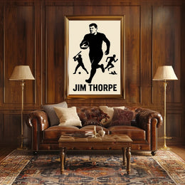 Jim Thorpe Legendary Athlete Poster