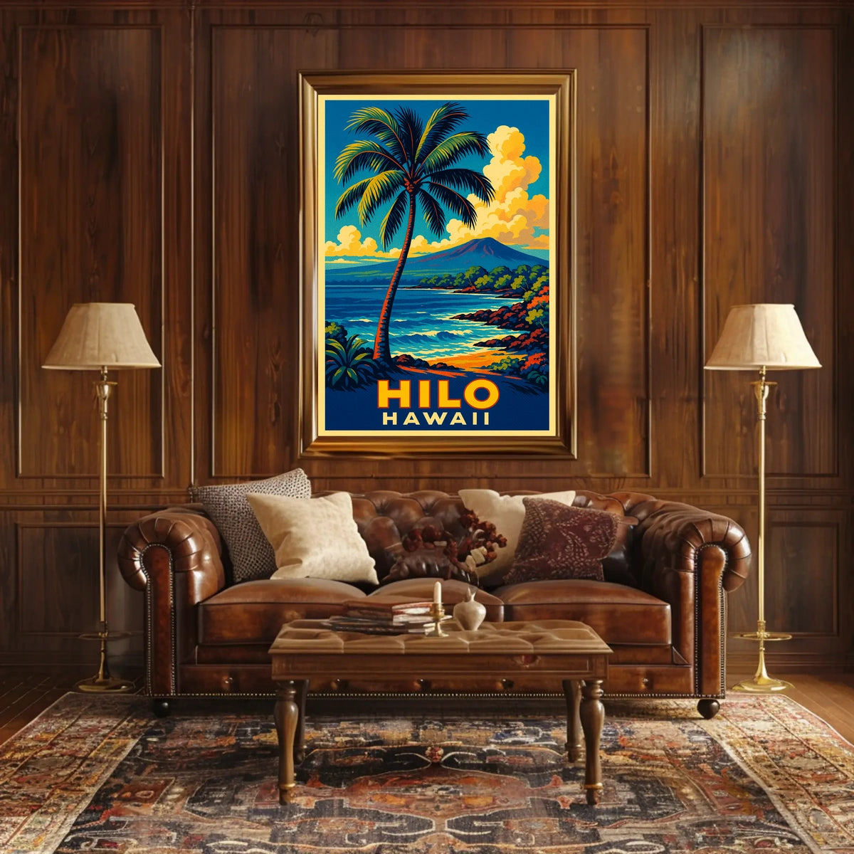 Hilo, Hawaii Tropical Paradise Poster