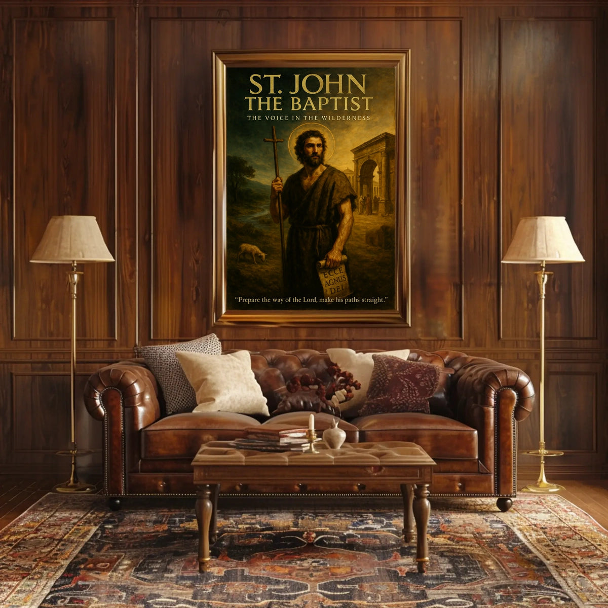 St. John the Baptist The Voice in the Wilderness Poster