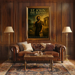 St. John the Baptist The Voice in the Wilderness Poster