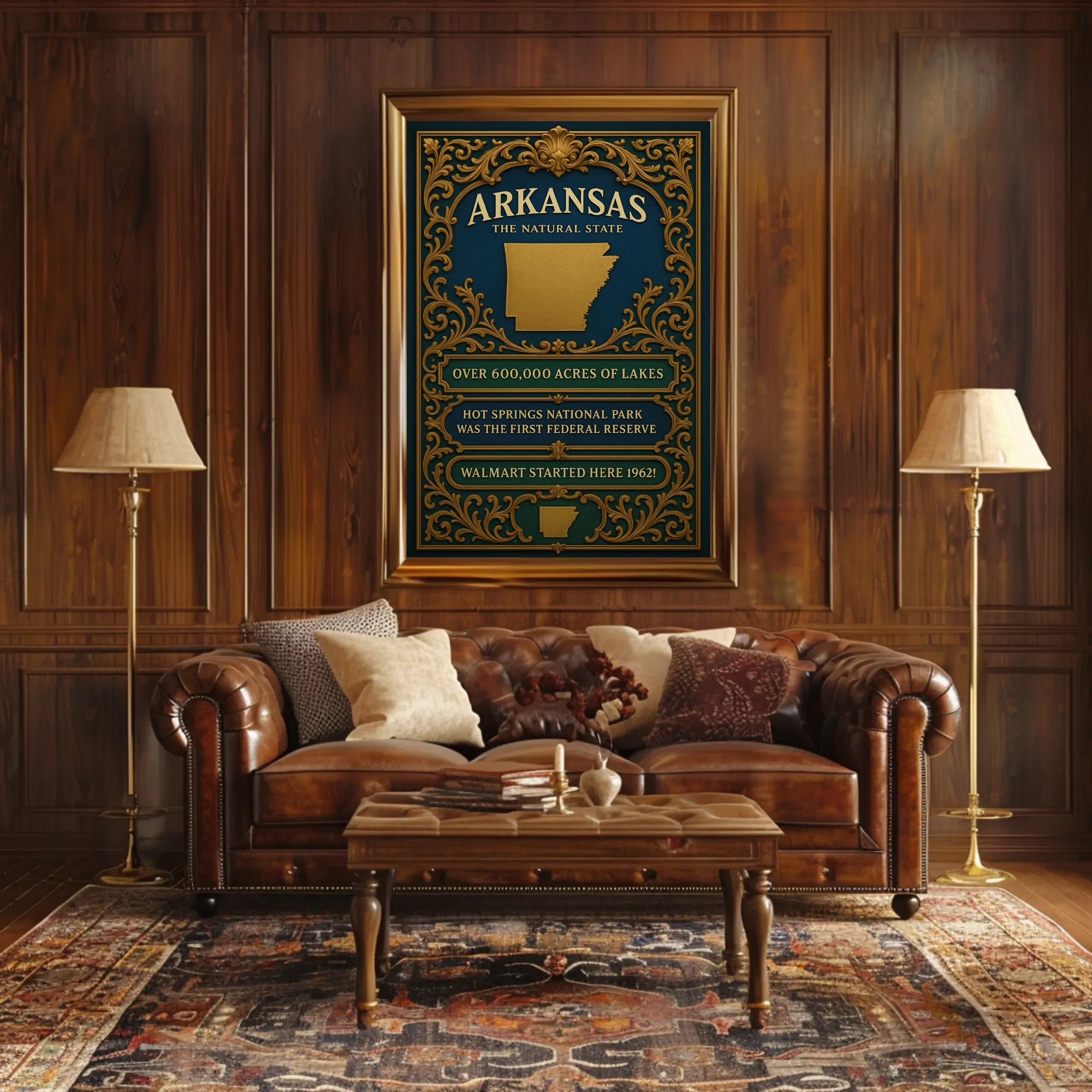 Arkansas The Natural State Poster