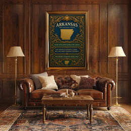 Arkansas The Natural State Poster