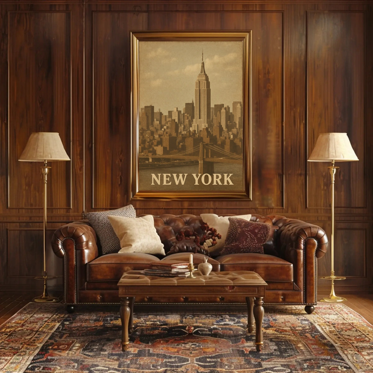 New York City Skyline Poster
