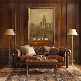 New York City Skyline Poster