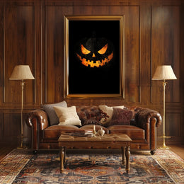 Halloween Jack-o'-Lantern Jack-o-lantern Spooky Eerie Poster