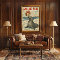 Smiling Seal Poster