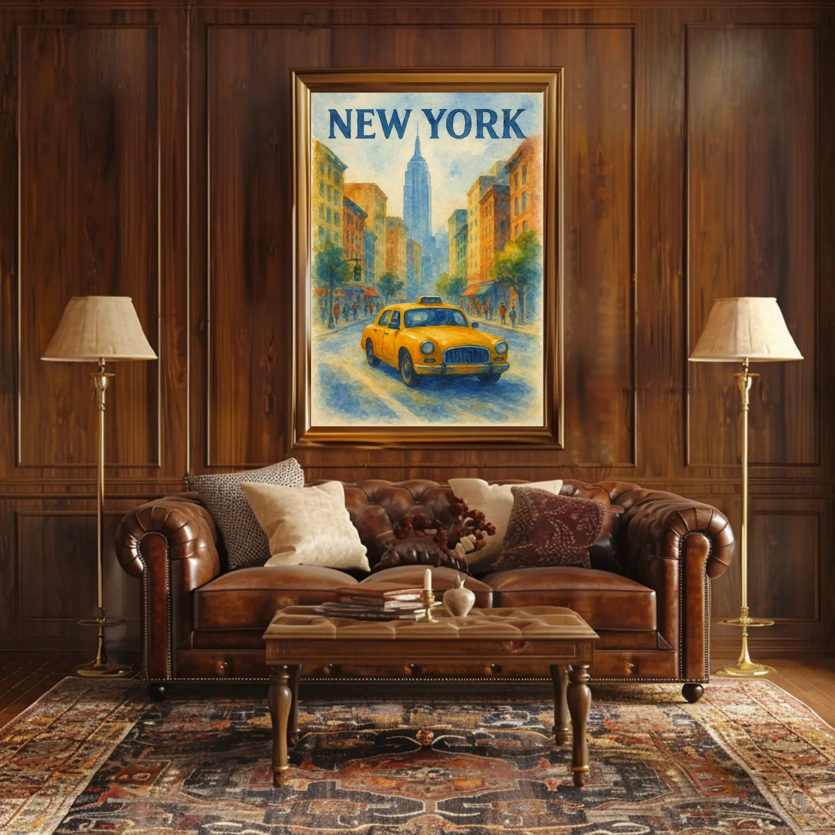 New York Cityscape Poster