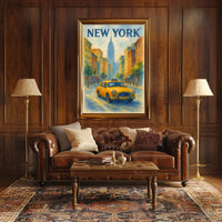 New York Cityscape Poster