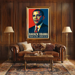Barack Obama Presidential Term Poster