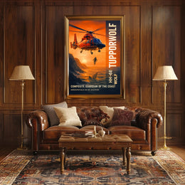 Tupporwolf Guardian of the Coast Poster PosterGoat