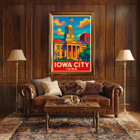 Iowa City Landmark Poster