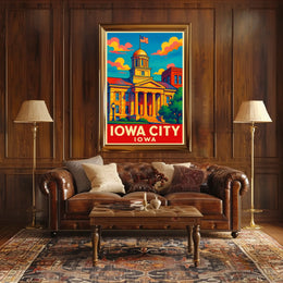 Iowa City Landmark Poster