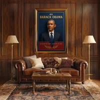 Barack Obama 44th President 3d Poster PosterGoat