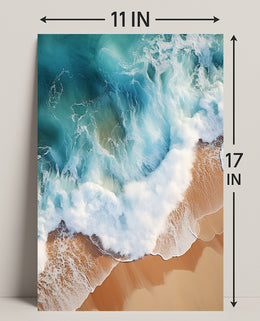 Ocean Waves Poster
