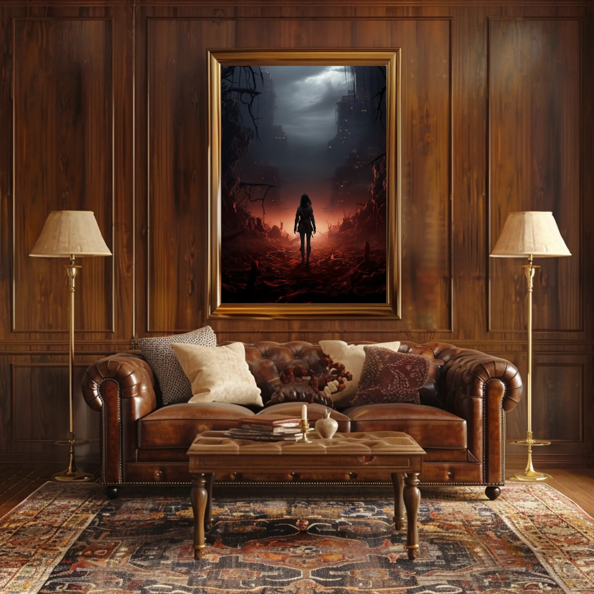 Journey Through The Ruins Poster