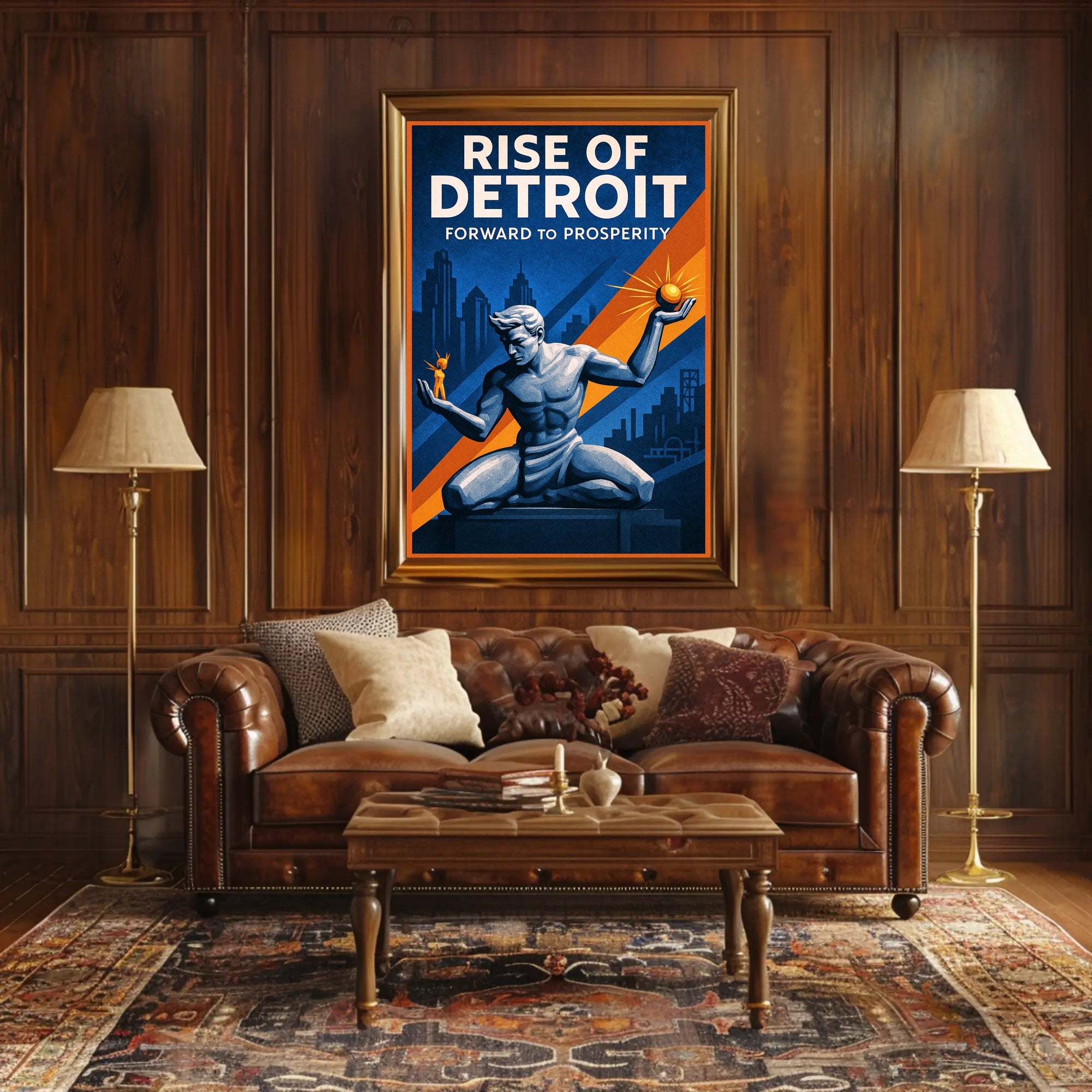 Rise of Detroit Poster PosterGoat