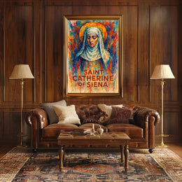 Saint Catherine Of Siena Poster