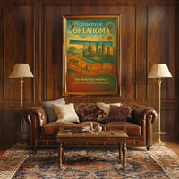 Discover Oklahoma Wall Art Print Decor PosterGoat