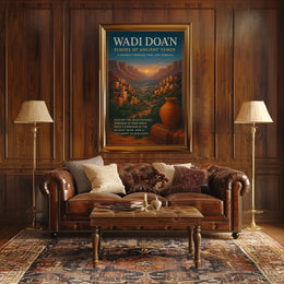 Wadi Doan Echoes Of Ancient Yemen Poster