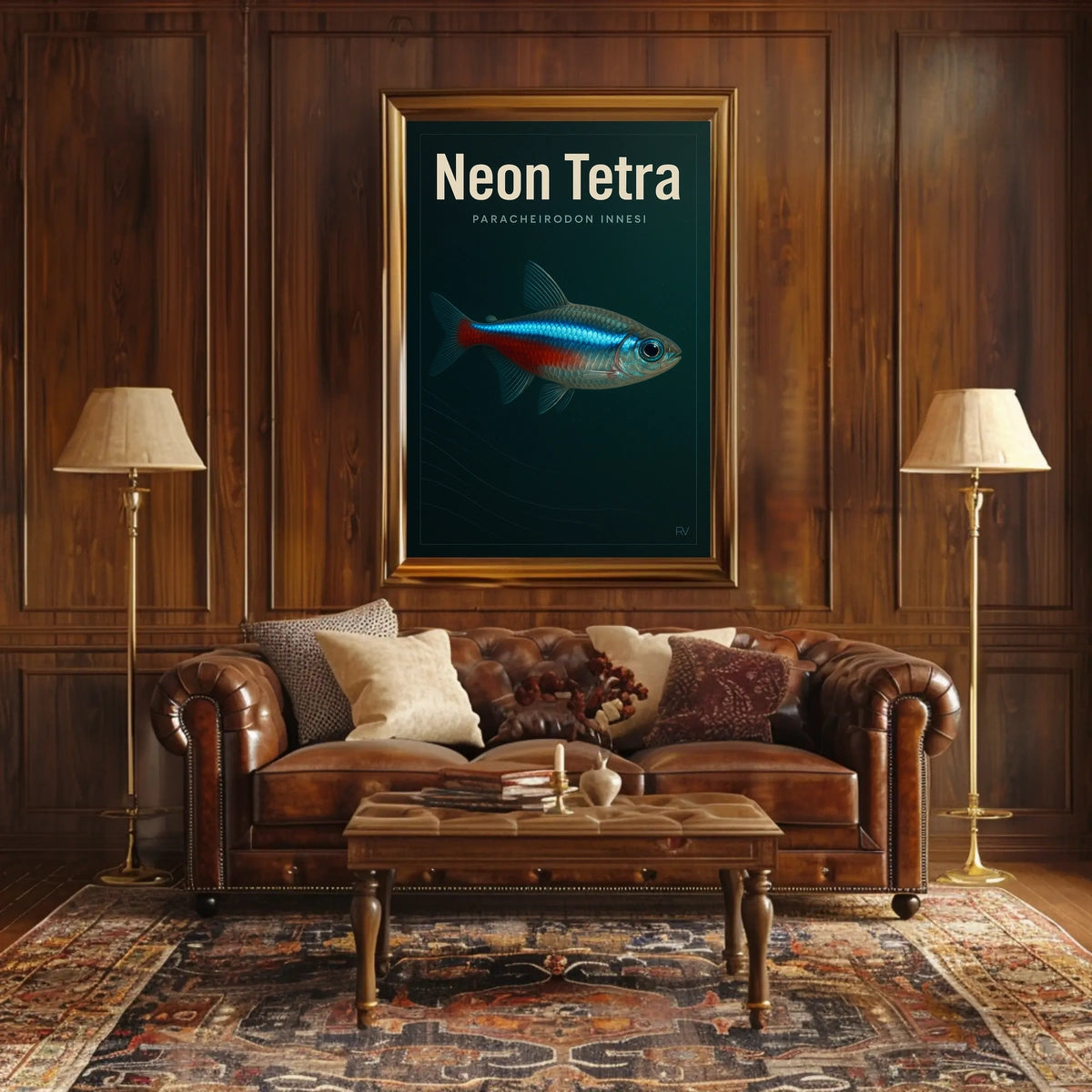 Neon Tetra Paracheirodon Innesi Poster