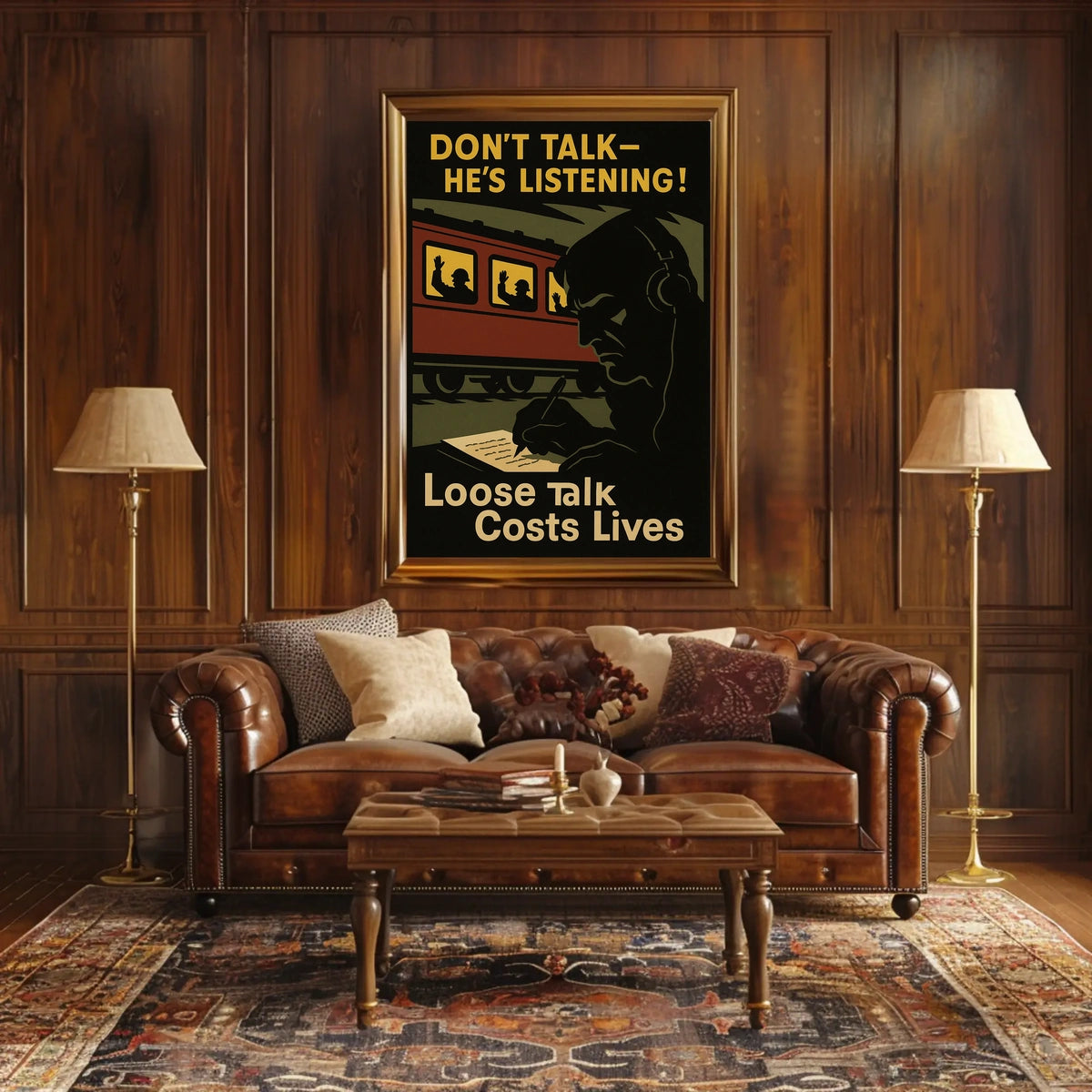 Loose Talk Costs Lives Poster