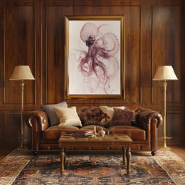 Mesmerizing Octopus Art Poster for Home Decor PosterGoat