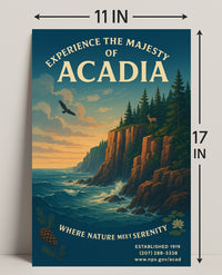 Experience the Majesty of Acadia Poster PosterGoat