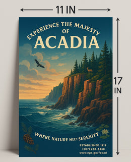 Experience the Majesty of Acadia Poster PosterGoat
