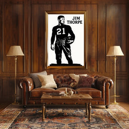 Jim Thorpe Legendary Athlete Poster