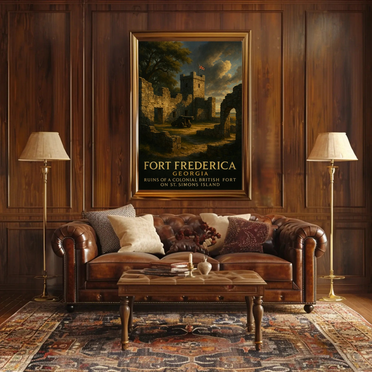 Fort Frederica Colonial Ruins Poster