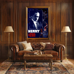 Henry's Mystical Magic Show Vintage Artistic Poster