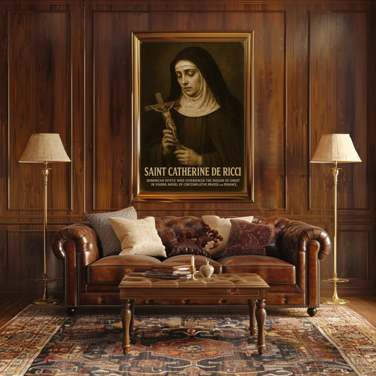 Saint Catherine De Ricci Poster