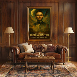 Abraham Lincoln Patriotic Neoclassical Realism Poster