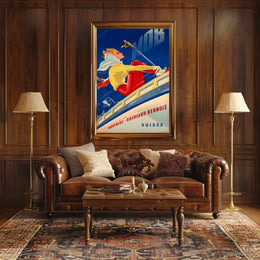 Montreux-Oberland Bernois Railway Poster